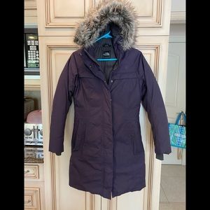 North Face Purple Womens Puffer